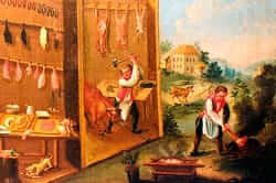 Saboreando la gastronomía de 1714 (carne avícola cocina 1714)