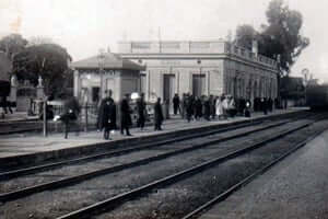 150 years of the railway Tarragona in Martorell (Estacio Sant Feliu de Llobregat)