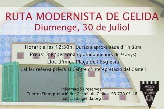 Ruta modernista de Gelida