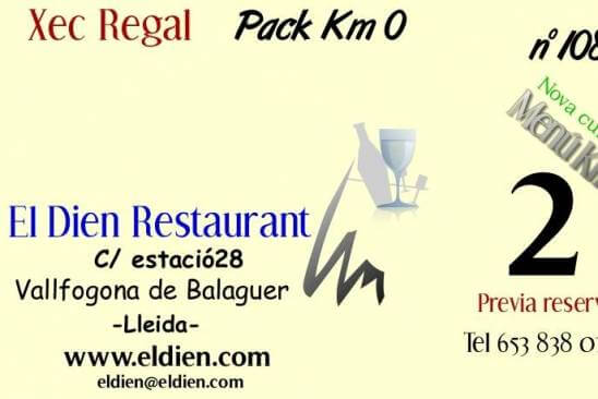 Cheque Regalo Km0