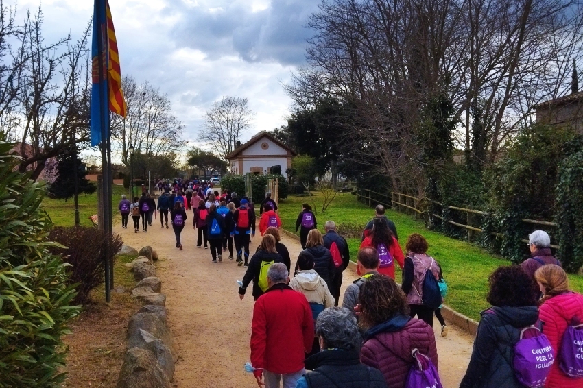 Actos por la igualdad en Santa Cristina d'Aro