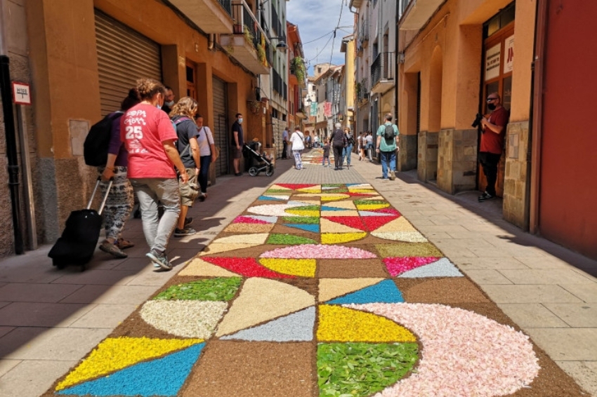 Natural Flower Carpet Competition in Arbúcies