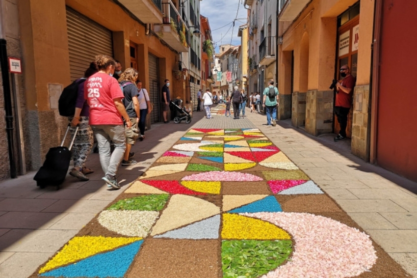 Concurs de Catifes de Flors Naturals a Arbúcies