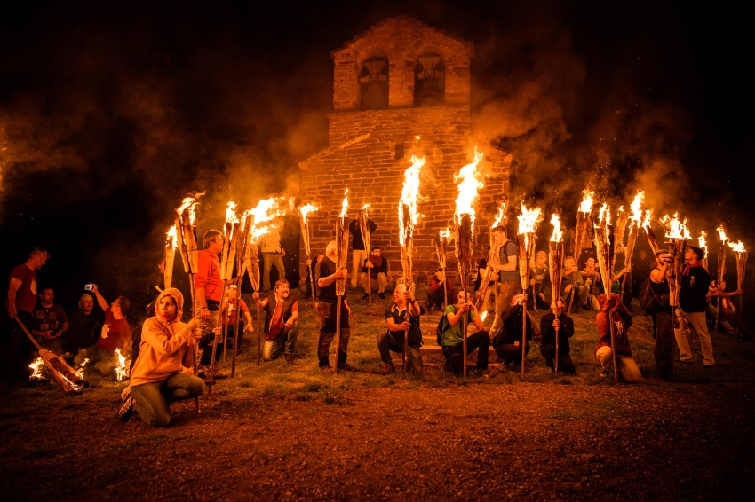 Fiesta de las fallas en La Vall de Boí