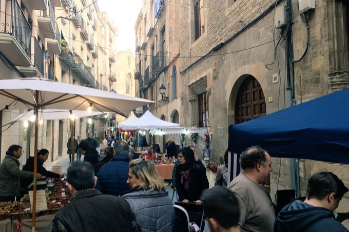 Foire de Noël dans la vieille ville de Tortosa