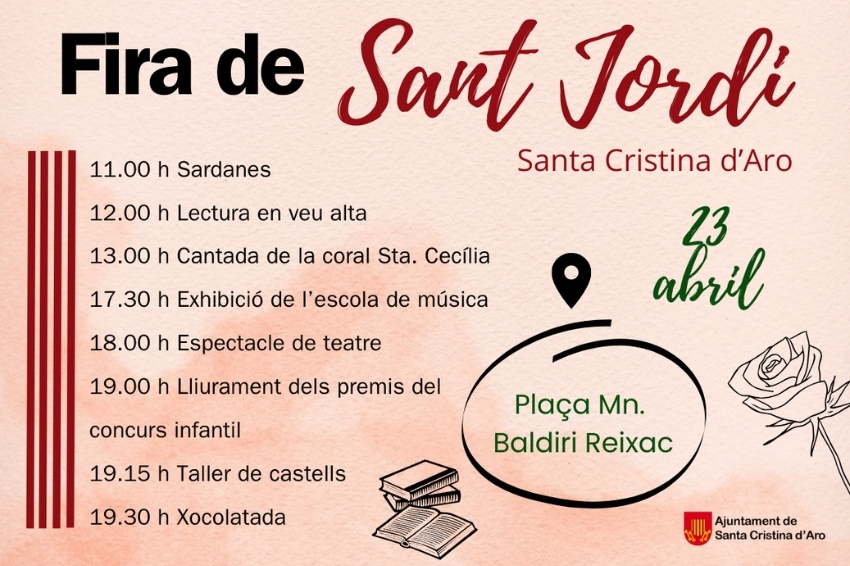 Fira de Sant Jordi a Santa Cristina d'Aro