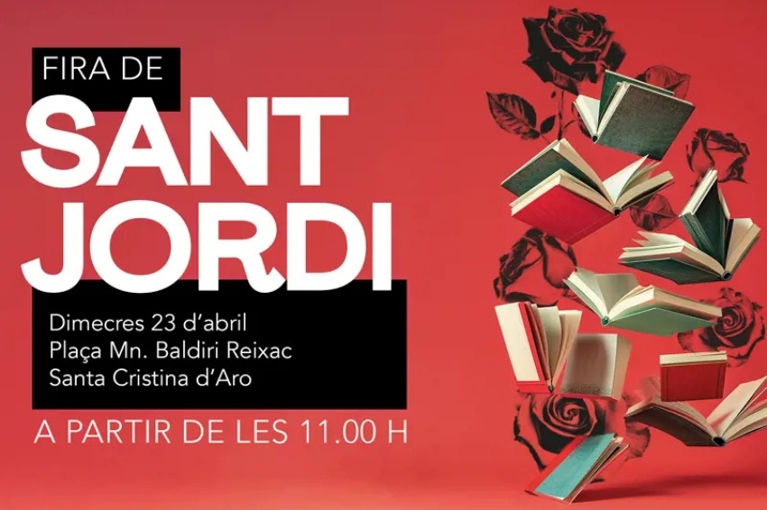 Sant Jordi Fair in Santa Cristina d'Aro