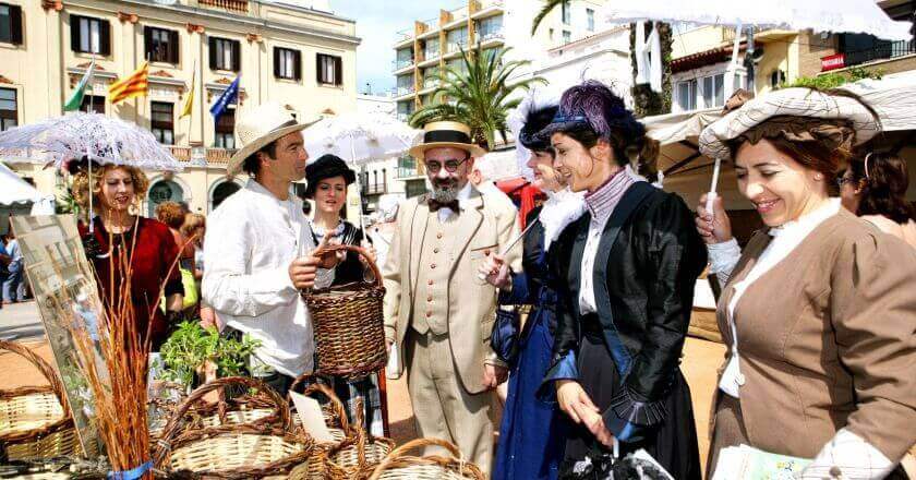 Fair of the Americans, the Indianos of Lloret de Mar
