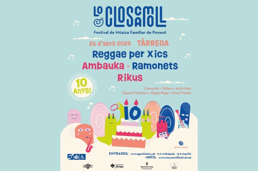 Lo Closcamoll - Festival de Música Familiar de Poniente en Tàrrega