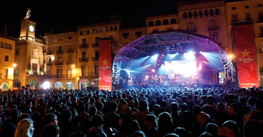 Marché de la musique en direct de Vic