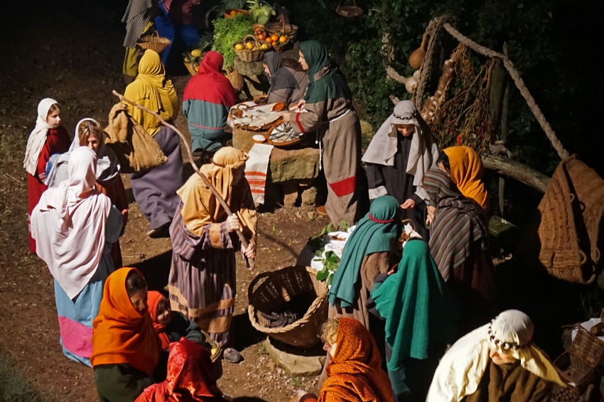 Living nativity scene of Les Torres de Fals