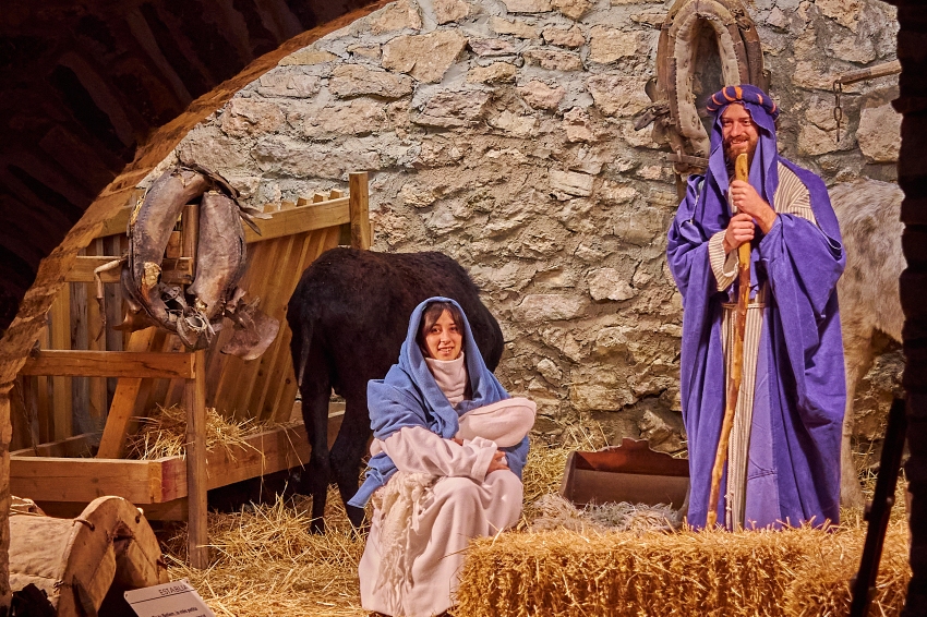 Living nativity scene of the Estels de Masia de Castelló in Vandellòs