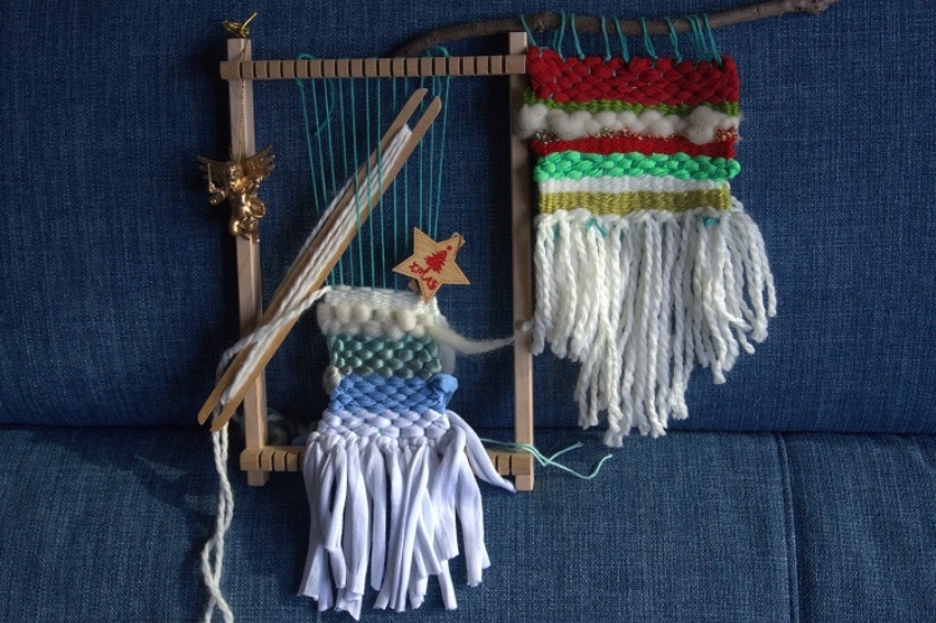 Childrens family workshop:'Let's weave a Christmas tapestry'