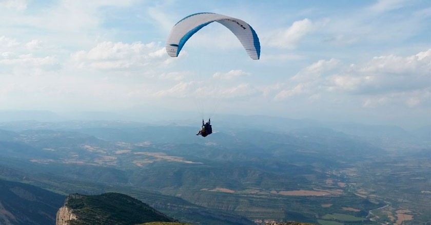 Nous faisons de l'aventure depuis les airs