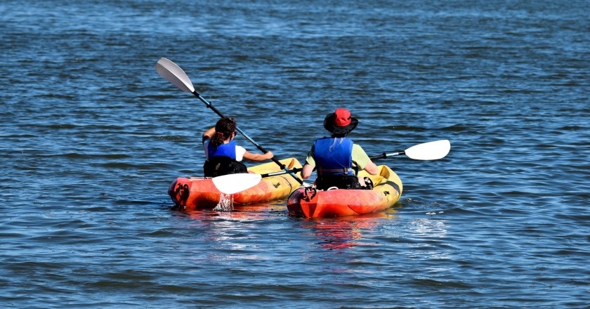 Nous faisons des sports nautiques