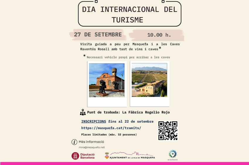 Visita guiada a Masquefa y a las Cavas Raventós Rosell