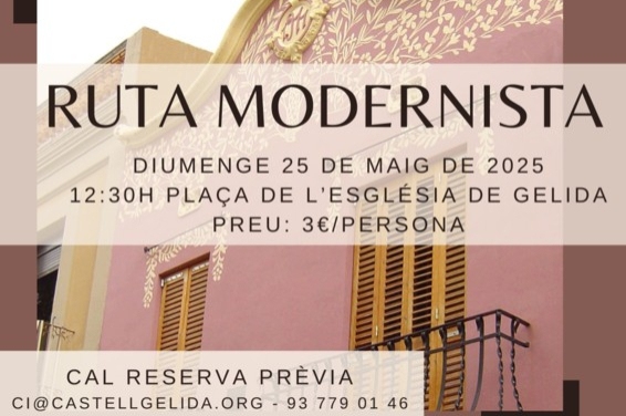 Ruta Modernista, Castillo de Gelida