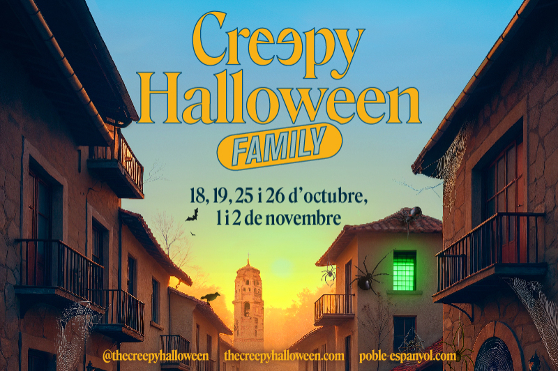 Creepy Halloween Family al Poble Espanyol de Barcelona