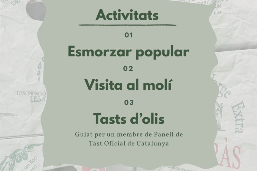 Fête de lHuile Nouvelle de Soleràs - DOP Les Garrigues