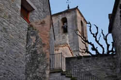 Littéraire itinéraire moderne Catalogne (Santa María Église Vallfogona de Riucorb)