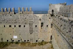 Route des châteaux Montgrí (intérieur château du Montgrí)