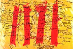 Les protagonistes du siège de 1714 (le drapeau catalan catalunya)