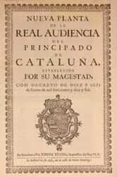 After the Nueva Planta decrees (decree novaplanta 1714)