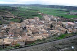 Sanaüja itinéraire (Sanaüja Vue depuis le château)