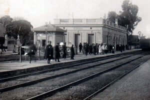 150 años del ferrocarril de Tarragona en Martorell (Estacio Sant Feliu De Llobregat)