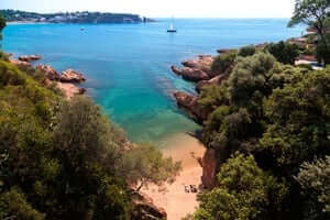 Calas y playas de Sant Feliu de Guíxols (Cala Maset)