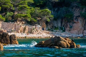 Calas y playas de Sant Feliu de Guíxols (Cala Vigata)