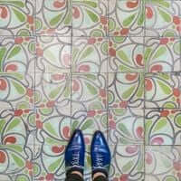 Barcelona, ​​?? mosaic tiling (Barcelona Mosaic Stationery Villena)