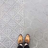 Barcelona, ​​?? mosaic tiling (Mosaics Barcelona Paseo De Gracia)