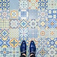 Barcelona, ​​?? mosaic tiling (Barcelona Mosaic Restaurant Catedra)