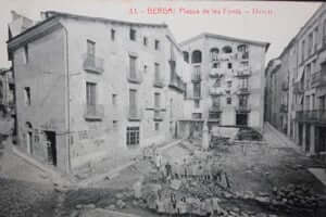 Berga durant la Guerra Civil (Portal Sallagossa Placa De Les Fonts Berga Guerra Civil)