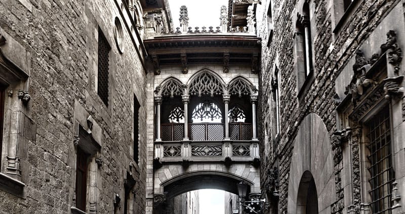 Charming corners of Barcelona