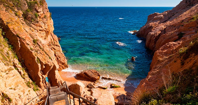 Coves and beaches of Sant Feliu de Guixols