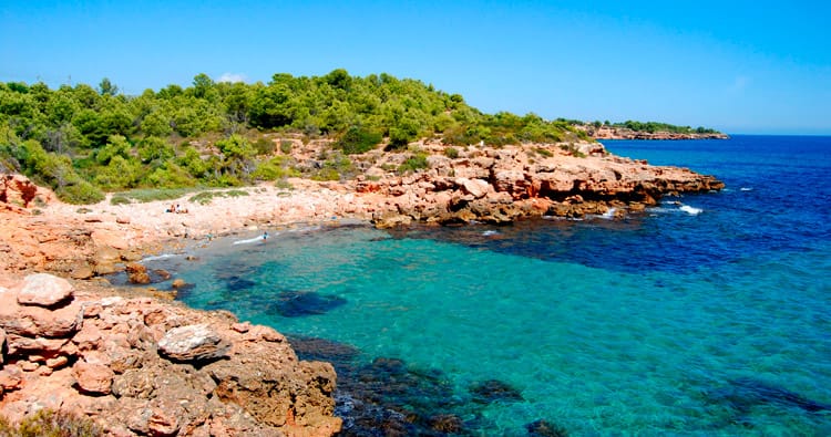 Sentiers côtiers: de l'Ametlla de Mar à l'Ampolla