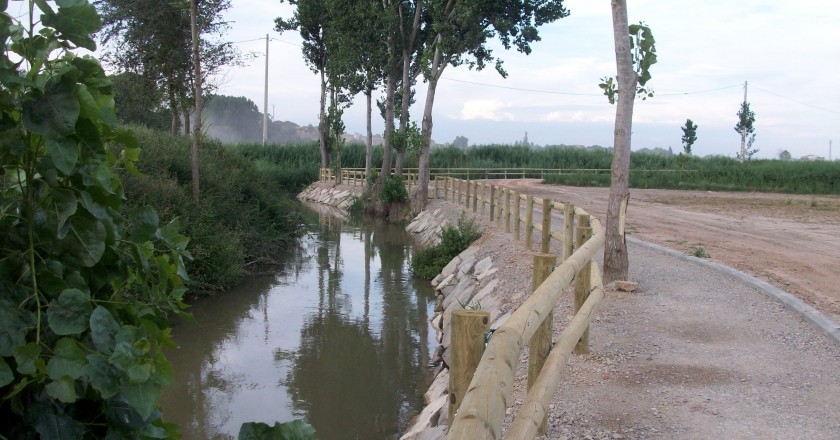 La voie d'eau à Montgai
