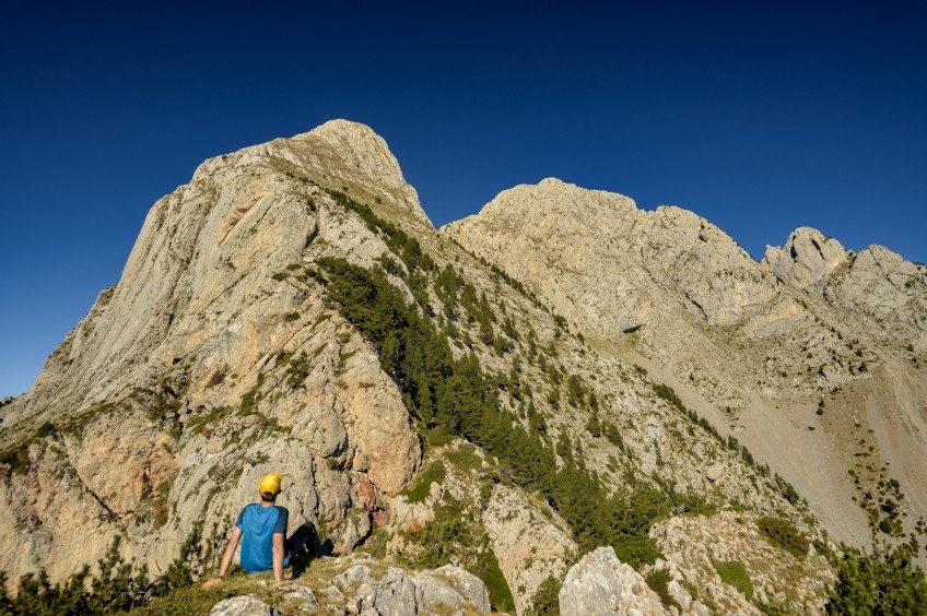 Pollegó Inferior del Pedraforca por la Gran Diagonal