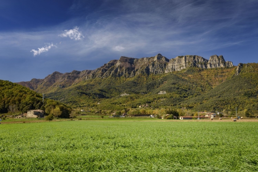 Puigsacalm desde el collado de Bracons