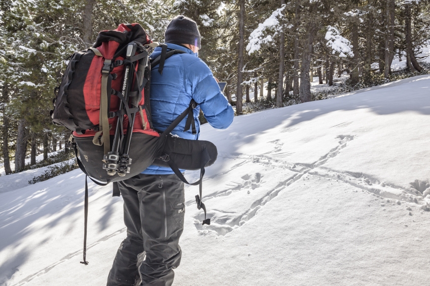 Snowshoe route through Tosa de Alp from Coll de Pal