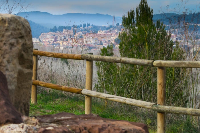 Route environnementale le long de la rivière Cardener de Súria