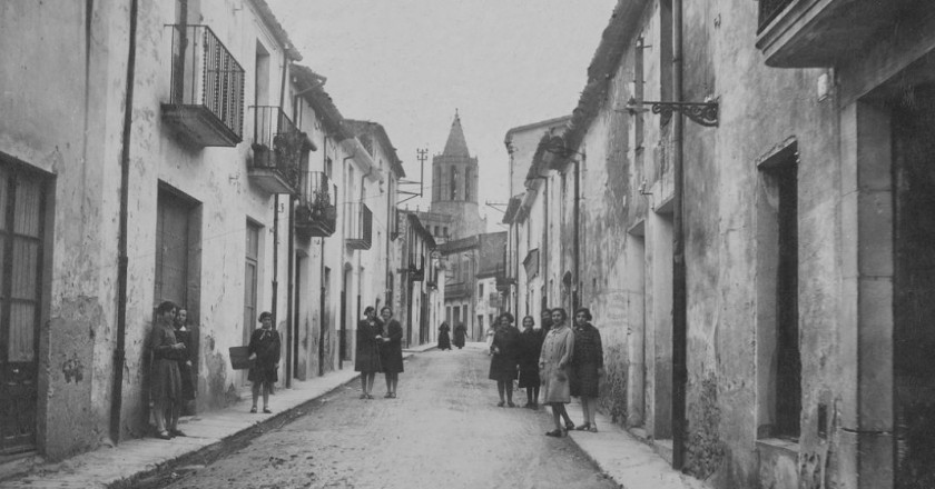 Cassà de la Selva route under the bombs