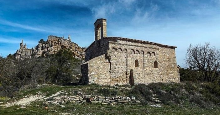 Route de Bellprat le château de Queralt