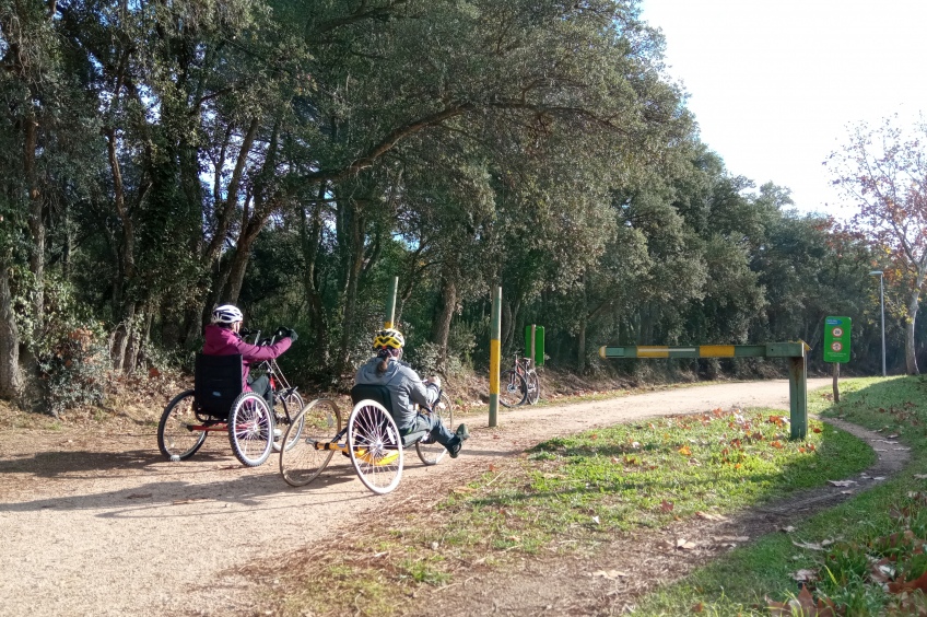 Ruta adaptada del Carrilet II: de Girona a Sant Feliu de Guíxols