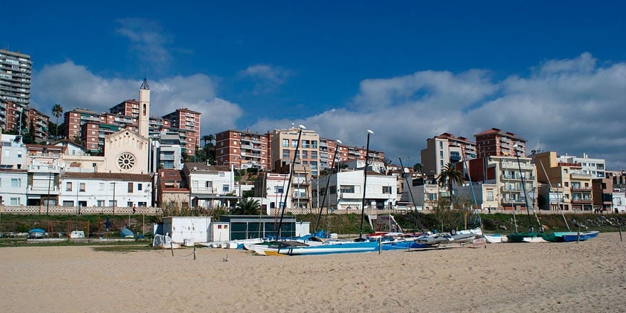 Maritime route around Montgat