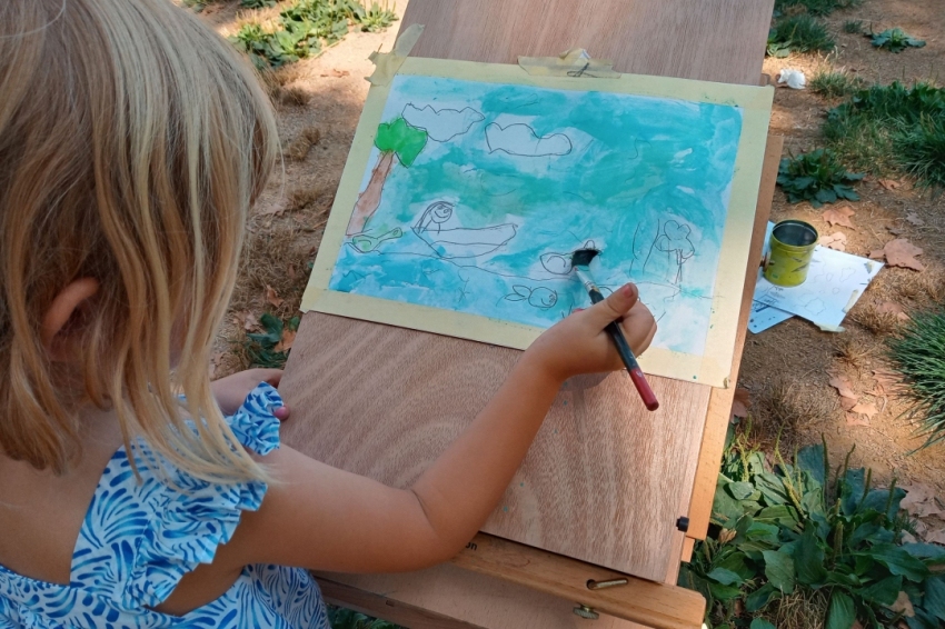 Atelier: 'Faire grandir le petit artiste' à Banyoles (Taller Fes Creixer Petit Artista Anna Bahi 2)
