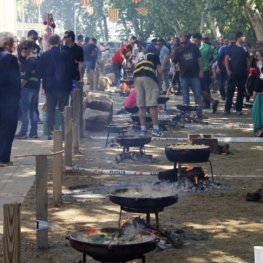 Contest of 'Cassoles de Tros' in Juneda