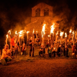 Festa de les falles a La Vall de Boí